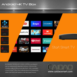 Caidao HD Tvbox PRO Android 6.0 Android TV Box 4k New Amlogic S905X Chipset-Quad Core [2g/8g] Ultra-
