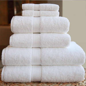 Shanghai DPF Textile Pure Cotton White Towel Set